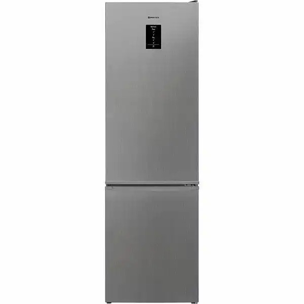 Combina frigorifica VORTEX VK270NSV01V, 270 l, No Frost, Clasa F, Inox - Eficient energetic, spatiu generos