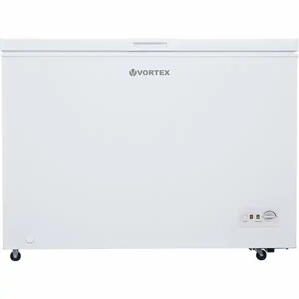 Lada Frigorifica Vortex VCF29SWH01H, 287 l, Clasa F, Alb, Control Electronic Temperatura, Maner si Roti pentru Deplasare