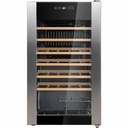 Racitor de vinuri VORTEX, 34 sticle, H 84.2 cm, Clasa G, Inox - Compact si Eficient, Control Electronic al Temperaturii, Design Modern