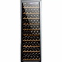 Racitor de vinuri VORTEX, 214 sticle, H 180 cm, Clasa B, Negru, Control Electronic al Temperaturii, Design Modern