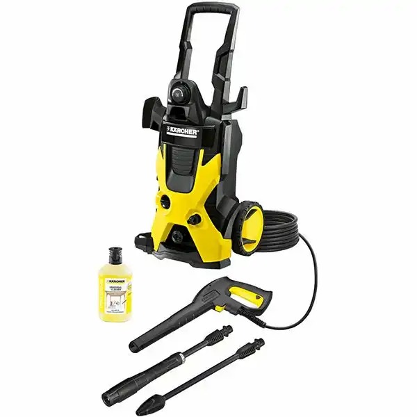 Aparat de spalat cu presiune Karcher K5, 2100W, 145Bar, 500 l/h, furtun 8m + detergent universal 1L, Performante Puternice, Plug 'n' Clean,...