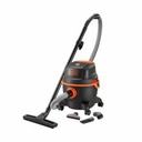 Aspirator umed/uscat BLACK & DECKER BXVC15PE, 15l, 1200W, Negru-Portocaliu, Functie de Suflare, Silentios, Accesorii Incluse