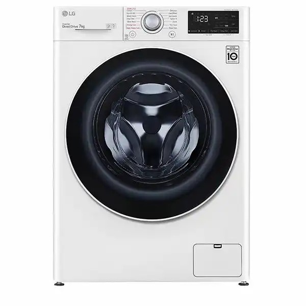 Masina de spalat rufe LG F2WV3S7S0E, 7kg, 1200rpm, Slim, Alb, AI DD, Steam, Clasa D