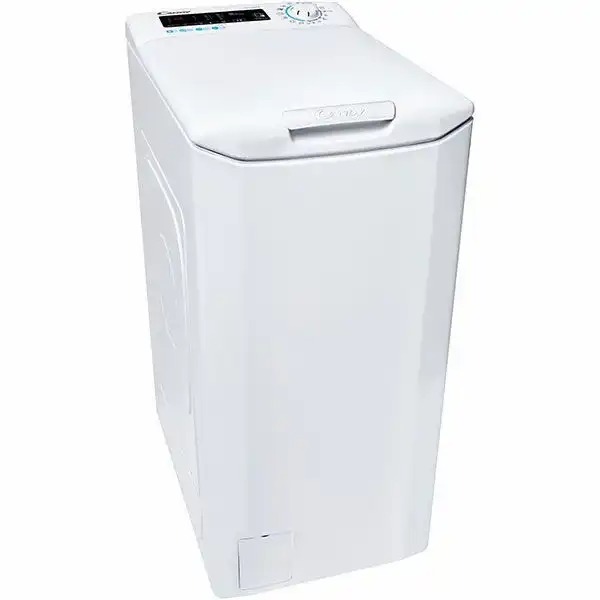 Masina de spalat rufe verticala CANDY Smart CSTG 48TE/1-S, 8 kg, 1400rpm, Alb, Functie cu Aburi, Program Hygiene, Display Digital