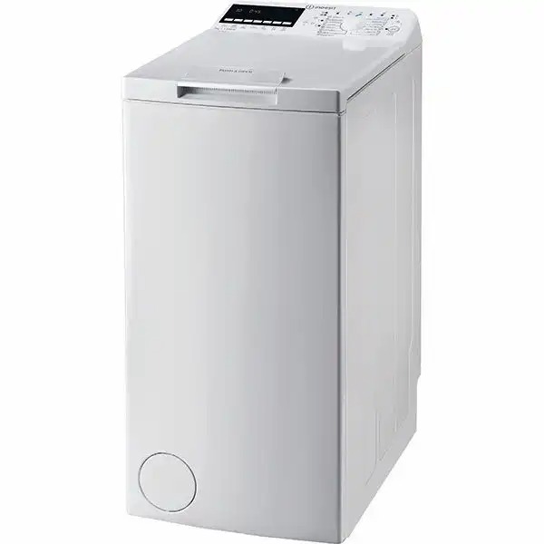 Masina de spalat rufe verticala Indesit BTWB7220PEU/N, 7 kg, 1200rpm, Alb, Eficienta energetica Clasa E