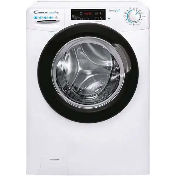 Masina de spalat rufe cu uscator Candy CSOW4855TWBE/1-S, 8/5 kg, 1400 rpm, Alb, Conectivitate Avansata, Programe Inteligente