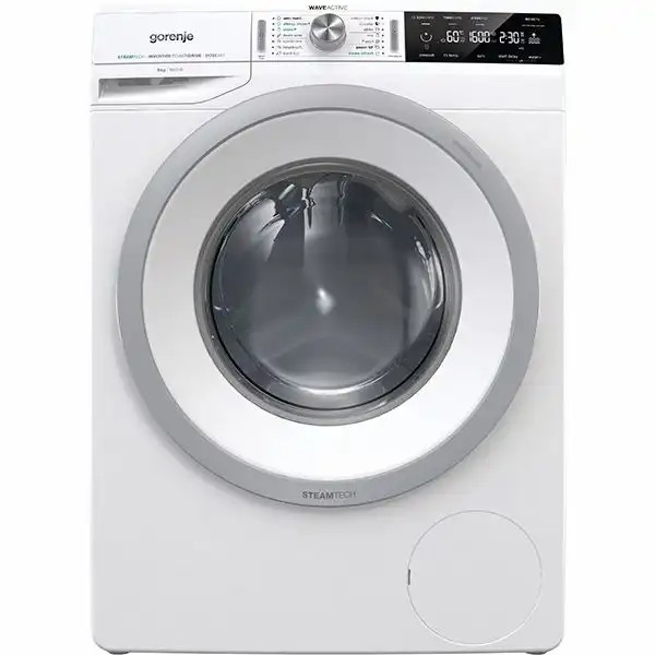 Masina de spalat rufe GORENJE WA963PS, SteamTech, 9 kg, 1600rpm, Alb, Motor Inverter, AutoWash, AllergyCare