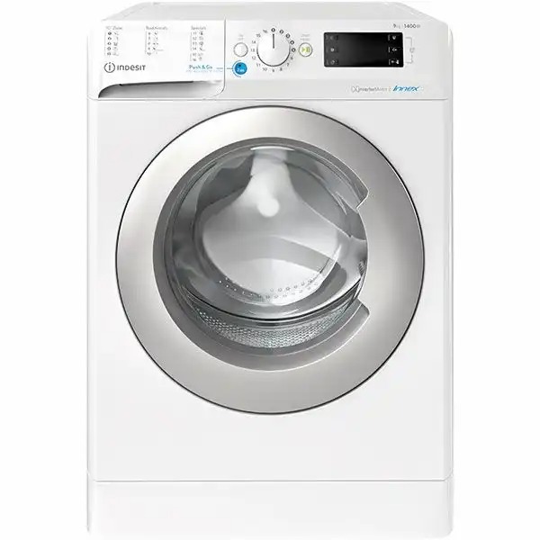 Masina de spalat rufe frontala Indesit BWE 91485X WS EU N, 9 kg, 1400rpm, Clasa B, alb - Eficienta energetica si multiple programe