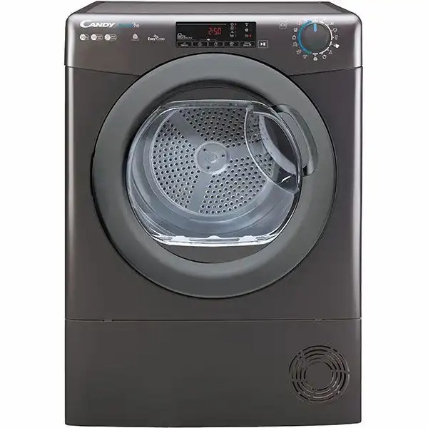 Uscator de rufe Candy CSOE H10A2TRER-S, Pompa de caldura, Wi-Fi, 10 kg, A++, Negru, 14 programe