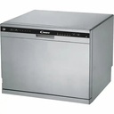 Masina de spalat vase Candy CDCP 6S, 6 seturi, 6 programe, Eficienta Energetica F, Argintiu, Compacta