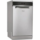 Masina de spalat vase independenta WHIRLPOOL WSFO3O34PFX, 10 seturi, 8 programe, 6th Sense, Clasa D, inox, compacta 45 cm