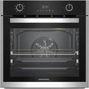 Cuptor incorporabil GRUNDIG GEBM19300BP, 72 l, Electric, Pirolitic, HotAero Pro, Negru-Inox, Display Touch Control