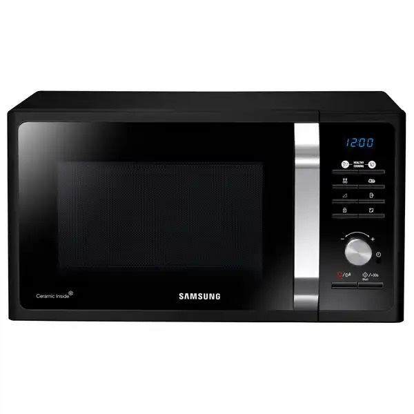 Cuptor cu microunde SAMSUNG MS23F301TAK, 23l, 800W, Negru, 41 Programe Automate, Ceramica Antibacteriana