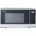 Cuptor cu microunde SHARP R270S, 20l, 800W, Argintiu-Negru, Functii automate, Design Elegant