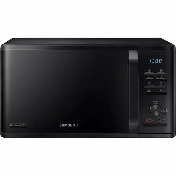 Cuptor cu microunde cu grill Samsung MG23K3515AK/OL, 23l, 800W, Negru - Functii multiple si design modern