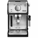 Espressor manual DE LONGHI ECP 35.31, 1.1l, 1100W, Inox-Negru, Presiune 15 bar, Cappuccino Ajustabil, Functie Apa Calda
