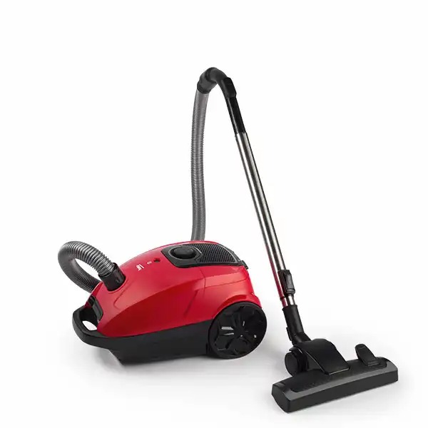 Aspirator cu sac BEKO VCC5325AR, 800W, Filtru HEPA 12, Tub Telescopic Metalic, Rosu-Negru