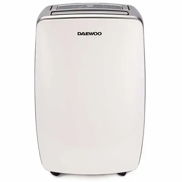 Dezumidificator de aer DAEWOO DDH20W, 20l/zi, 350W, Alb-Gri Inchis, Panou de Control Digital, Functie de Drenaj Continuu