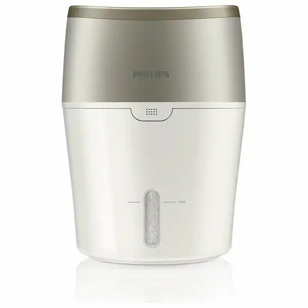 Umidificator PHILIPS HU4803-01, 2l, Alb-Auriu, NanoCloud, Oprire Automata, 8 Ore Autonomie