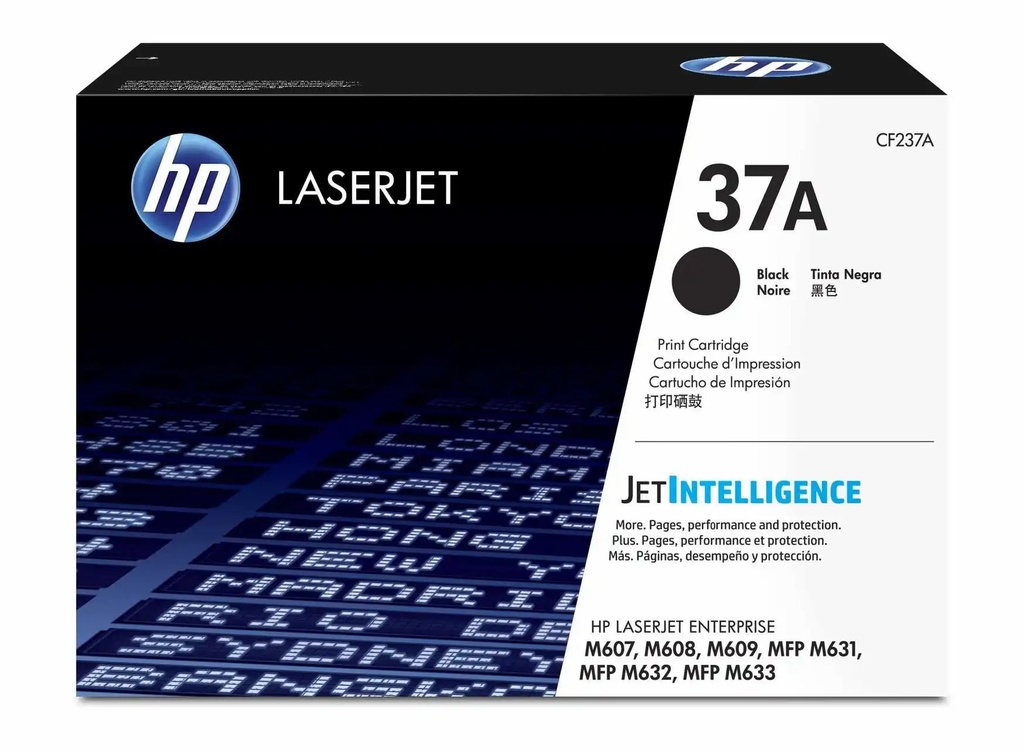 Toner original HP CF237A, 11000 pagini, negru, compatibil cu imprimantele HP LaserJet Enterprise M607-M609, MFP M631-M633