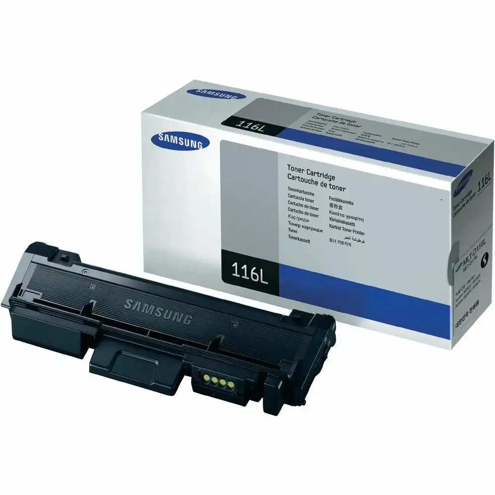 Toner Original Samsung MLT-D116L, 3000 pagini, negru, compatibil cu SL-M2625/D, SL-M2675F/FN, SL-M2825DW/ND, SL-M2875FD/FW/ND, SL-M2885FW