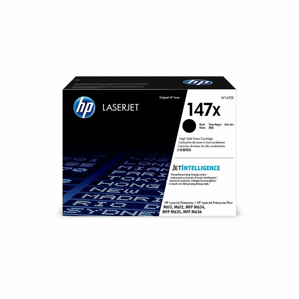 Cartus Toner Original HP 147X W1470X, Negru, 25.200 pagini, compatibil cu HP LaserJet Enterprise - Imprimare de Incredere si Durabilitate