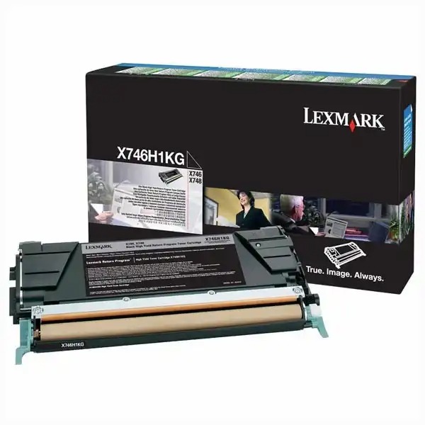 Toner Original Lexmark X746H3KG, Negru, Capacitate 12,000 pagini, Compatibil cu Lexmark X746de