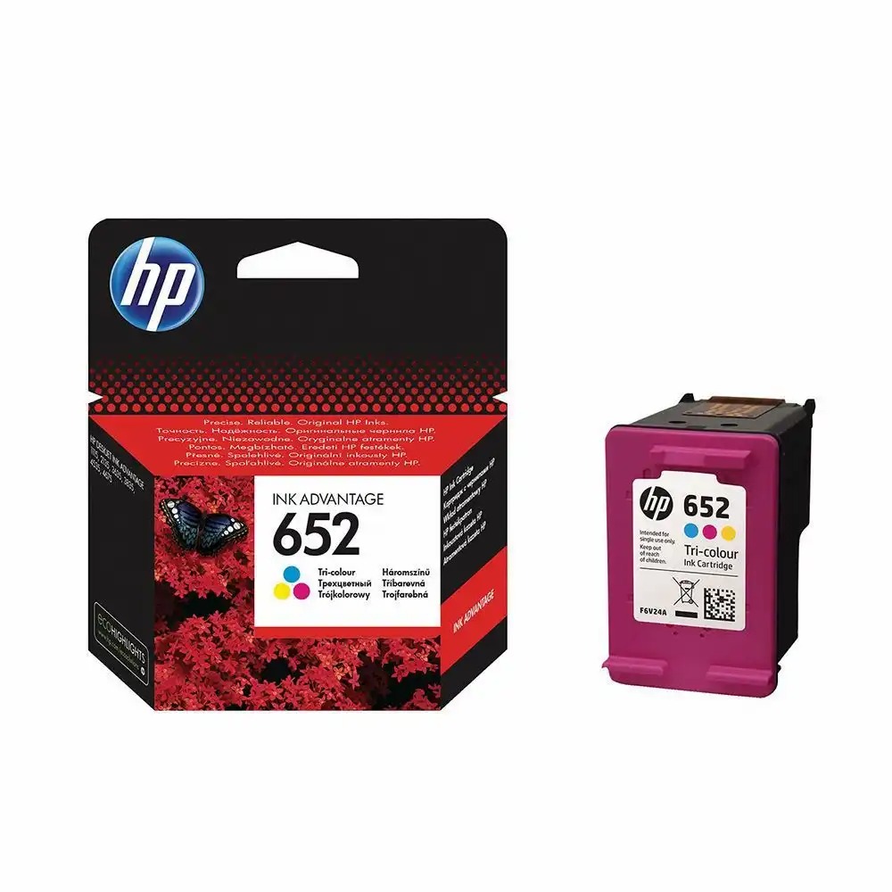 Cartus cerneala HP Ink Advantage 652, F6V24AE, culori vibrante, compatibil cu imprimante HP Deskjet Ink Advantage, calitate superioara
