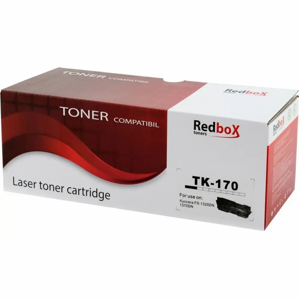 Toner RedBox Kyocera TK-170, 7200 pagini, negru, compatibil cu FS-1320D, FS-1370DN, P2135DN