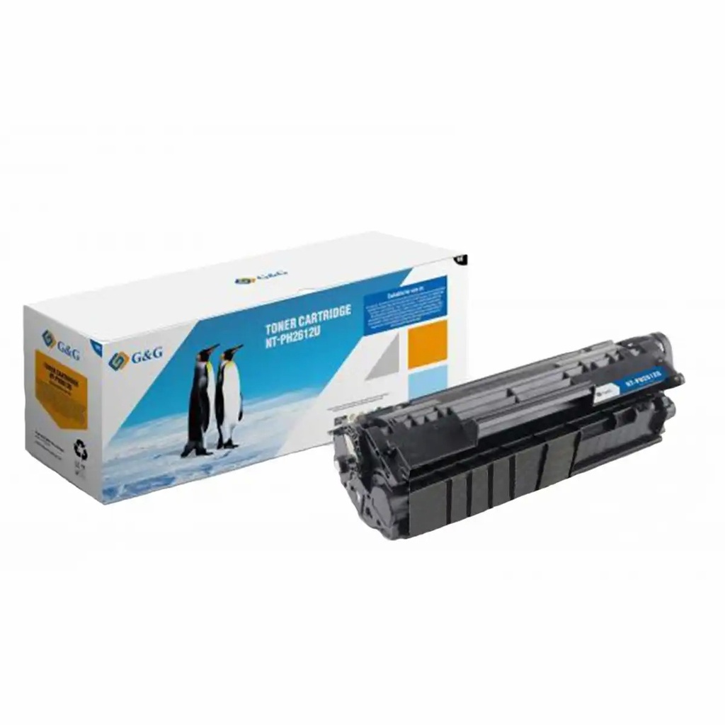 Cartus Toner Compatibil HP Q2612A/FX-10, Texte Negre Intense, Economisire de Bani, Imprimanta LaserJet 1010, Fiabil si Economic