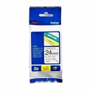 Banda Brother TZE251, 24 mm, Negru/Alb, Durabila si Versatila, Ideala pentru Etichetarea Obiectelor Mai Mari