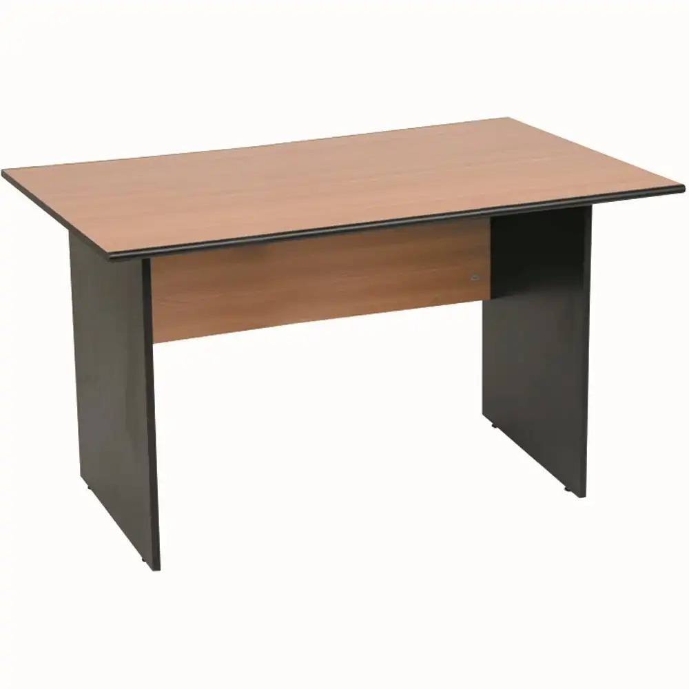 Birou Office Line, PAL, stejar/negru, 180x80x75 cm, Garantie 3 ani, Design elegant