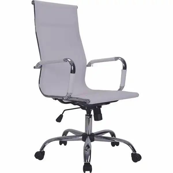 Scaun birou operational 3503WH, plasa alb, ergonomic, rotativ, inaltime reglabila