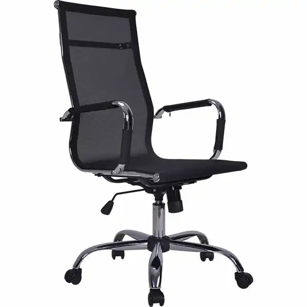 Scaun birou operational 3503BK, plasa, negru, ergonomic, reglabil in inaltime, ideal pentru birouri