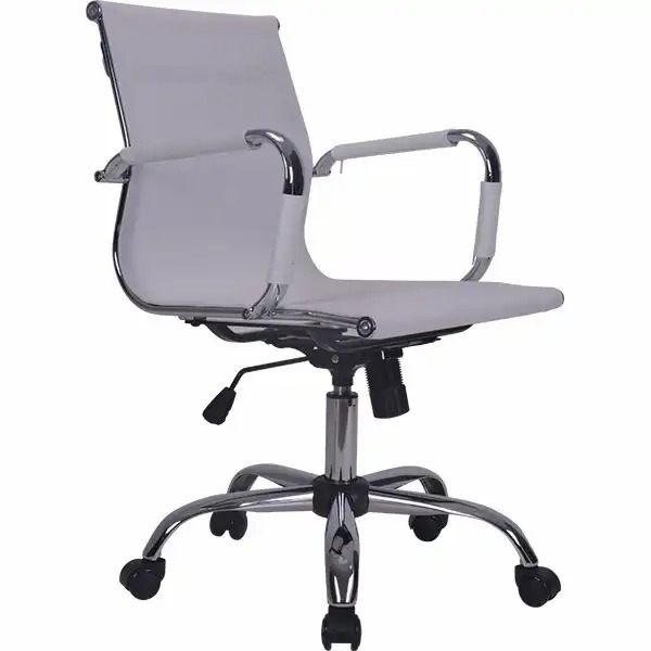 Scaun birou RTC 3502WH, plasa, alb, ergonomic, reglabil in inaltime, 120 kg
