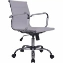 Scaun birou RTC 3502WH, plasa, alb, ergonomic, reglabil in inaltime, 120 kg