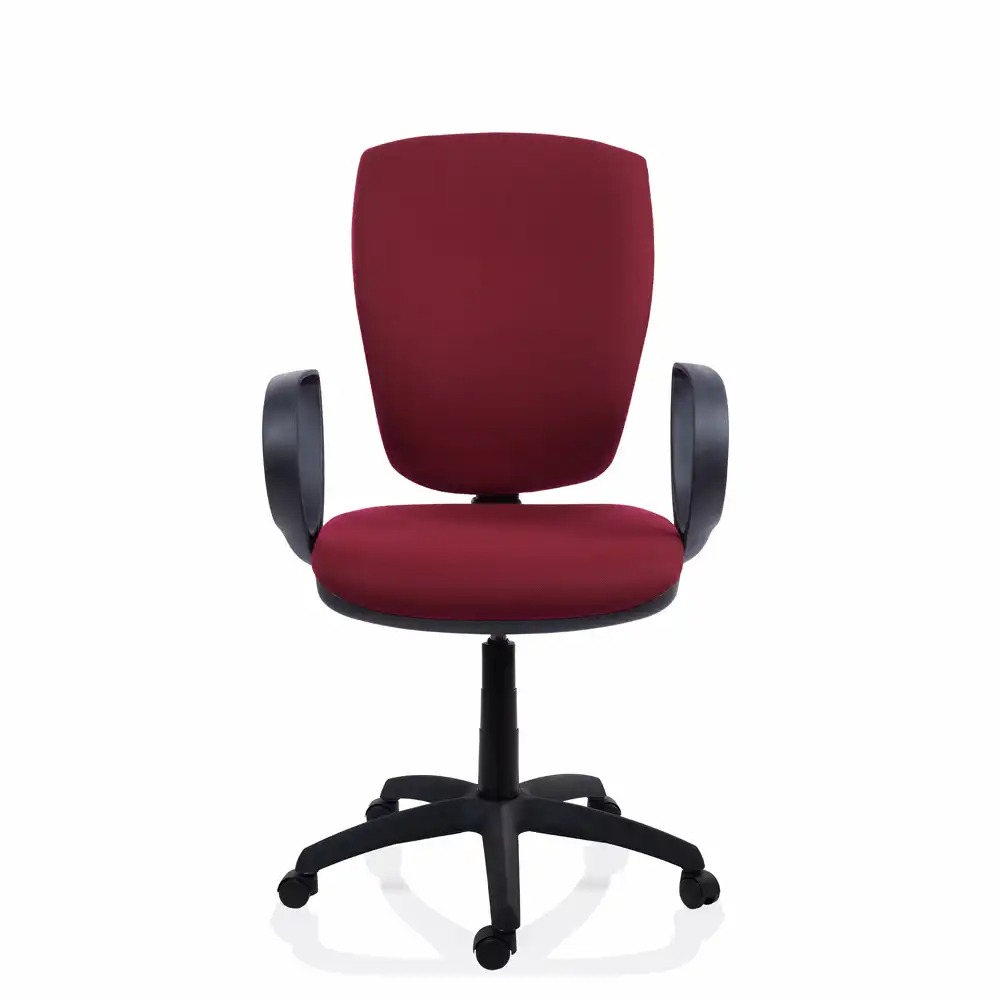 Scaun ergonomic rotativ Pegas C29, stofa grena, reglabil pe inaltime, confortabil si durabil