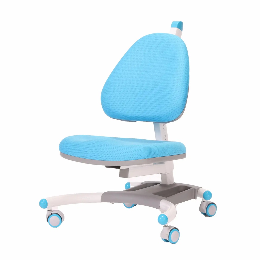 Scaun ergonomic pentru copii Ergo Tech, reglabil, albastru, sustine corect postura, 420x430mm, 120kg