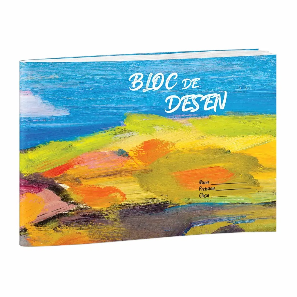 Bloc desen lipit RTC A3, 24 file, 120g, spatiu generos pentru schite detaliate