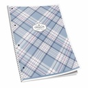 Caiet studentesc A4, 80 file, 60 g, matematica, coperta carouri, ideal pentru organizarea notitelor