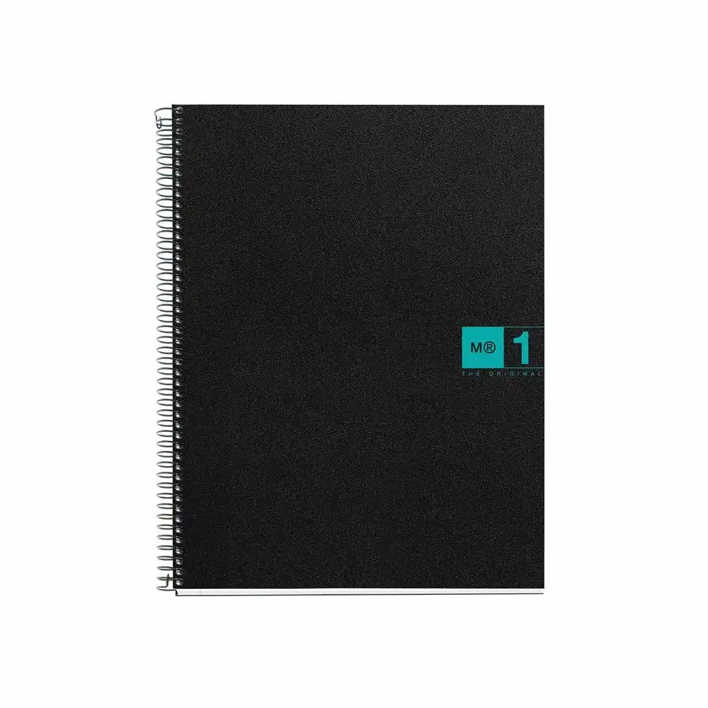 Caiet cu spira Miquelrius Originals A5, matematica, 80 file, turcoaz, hartie de calitate