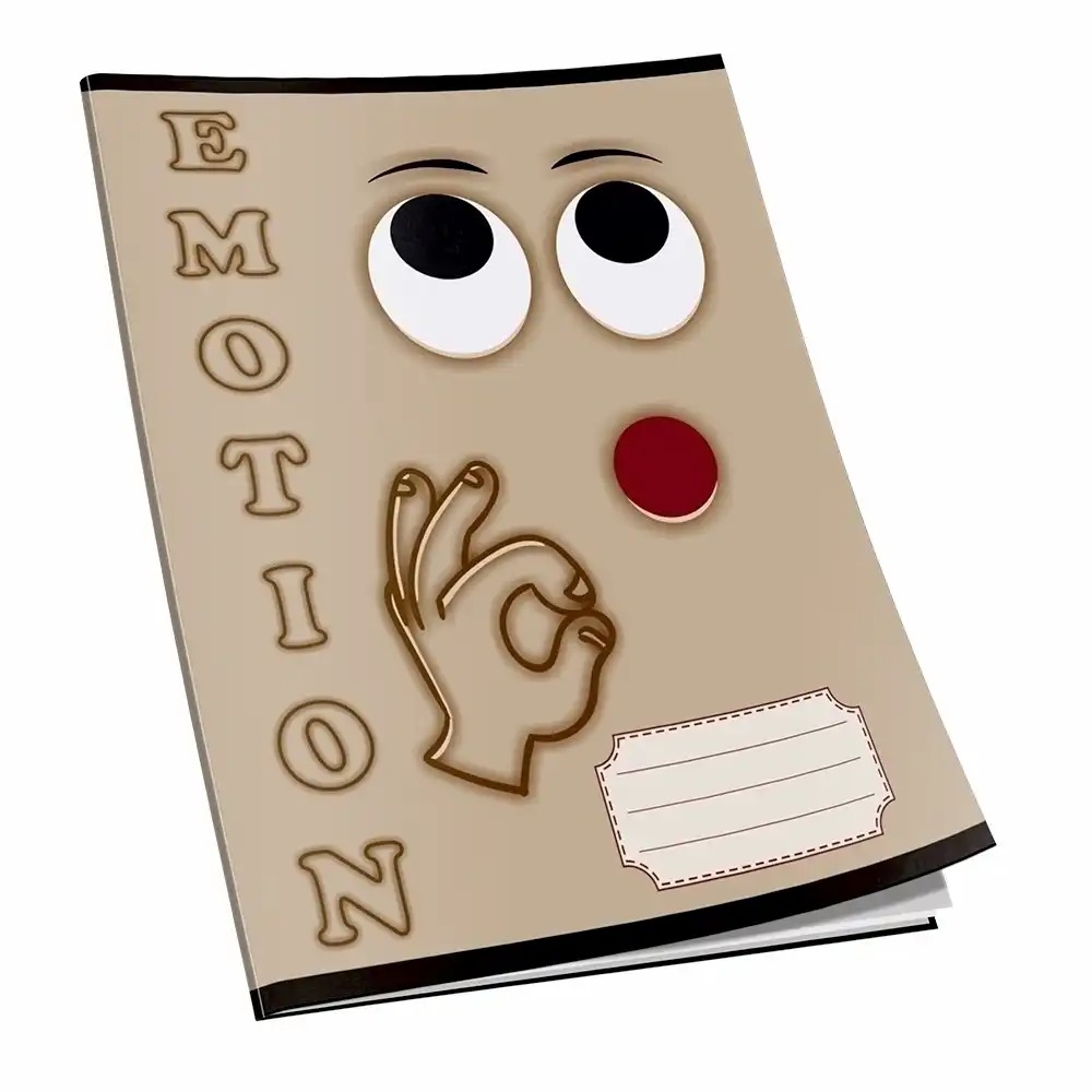 Caiet capsat Emotion A5, 48 file, hartie velin - Ideal pentru notite si schite, design elegant