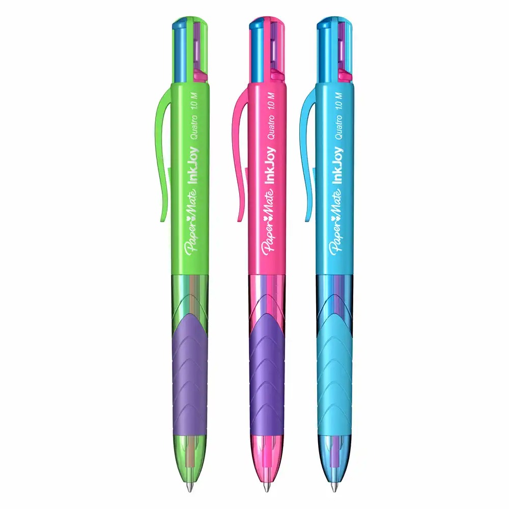 Pix Papermate Inkjoy QuatroPen, 4 Culori in 1, Design Practic si Versatil