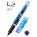 Roller Online 2nd Life, albastru, PET reciclat, maner ergonomic, rezerva 0,7 mm