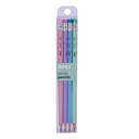 Set 8 creioane Apli Nordik, HB cu radiera, culori elegante - instrument esential pentru desen si scris