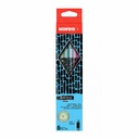Set 6 Creioane Grafit Kores Metalice, HB, Ergonomice, Durabile