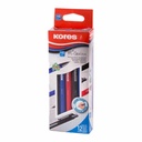 Set creion mecanic Kores, 0.5 mm, ergonomic cu suprafata tactila, forma triunghiulara, 3 culori