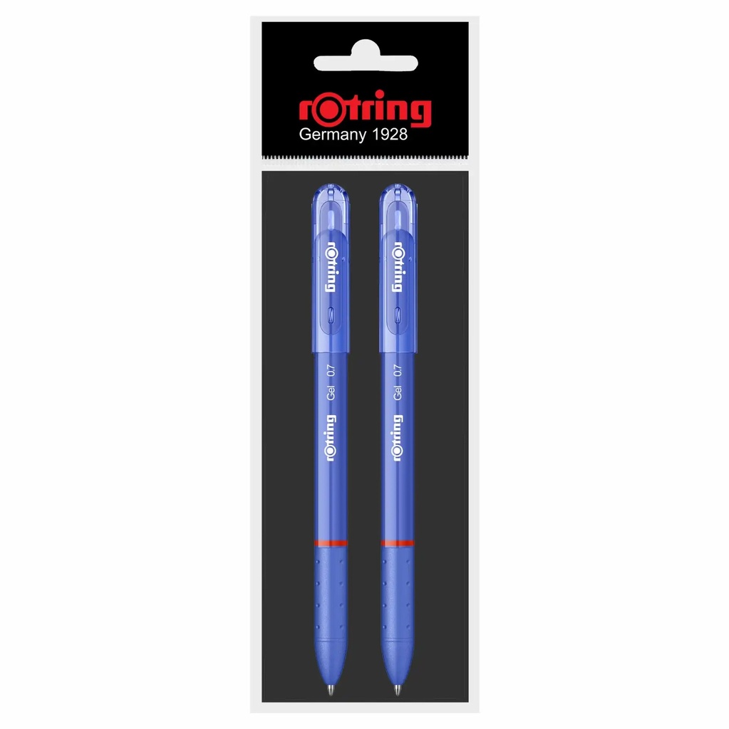 Set 2 pixuri cu gel Rotring Tikky, 0.7 mm, design ergonomic, cadou perfect pentru pasionatii de scris