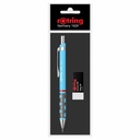 Set creion mecanic Rotring Tikky 0.7 mm + radiera, grip anti-alunecare, diverse culori