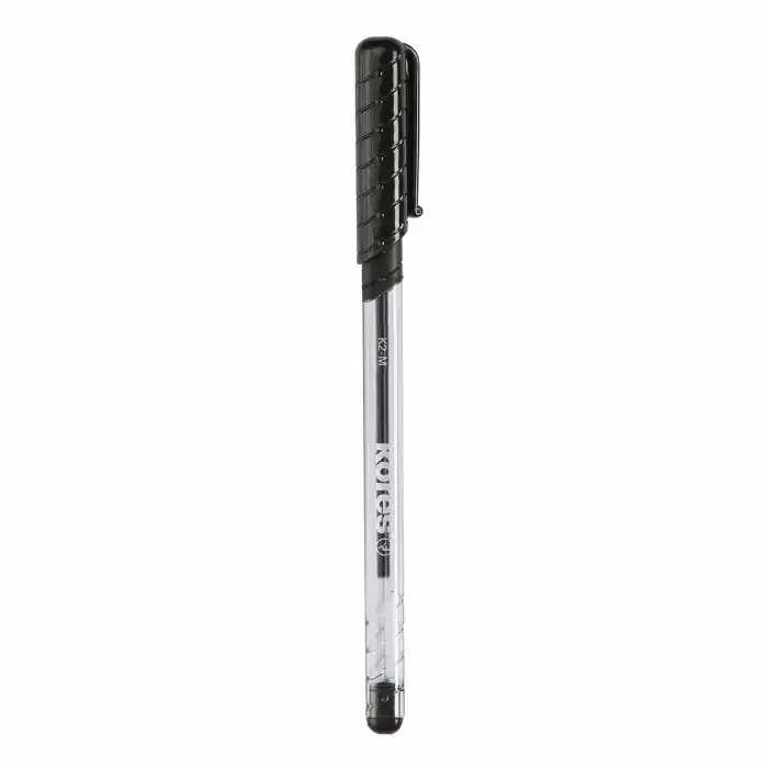 Set 12 pixuri K2 Kores, negre, varf 1 mm, durabile si confortabile